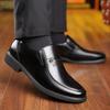 % Men's Leather Shoes Spring and Autumn New Business Casual Leather Shoes Leather Medium