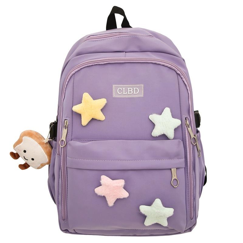 Campus Backpack Women's Backpack Junior High School Student Schoolbag