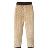Mom's Winter Style High Waist Corduroy Cotton Pants for Middle-Aged and Elderly Women - Loose, Plus Velvet, Straight Leg