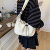 Literary Dumpling Bag Women's Summer New Leisure Commuter Shoulder Bag Niche Messenger Bag