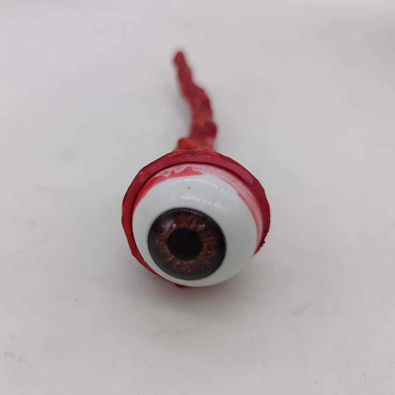 

2 Colors To Choose From Latex Halloween Prank Props-Artificial Eyeballs, Suitable for Horror Fun-Suitable for Pranks and Parties серый