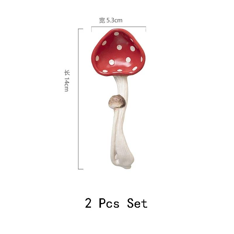 

Милая красная грибная керамическая посуда, послеобеденный чай, кофейная чашка, чайный сервиз, креативные мультяшные десертные тарелки, изысканные домашние салатницы