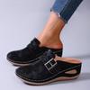 New Style Slippers with Retro Front Design, Women's Shoes with Soft Soles, Fashionable Half-slippers
