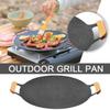 Heat-resistant Holder Korean BBQ Grill Pan 30/32/34/36/38cm Barbecue Plate  Indoor Grilling