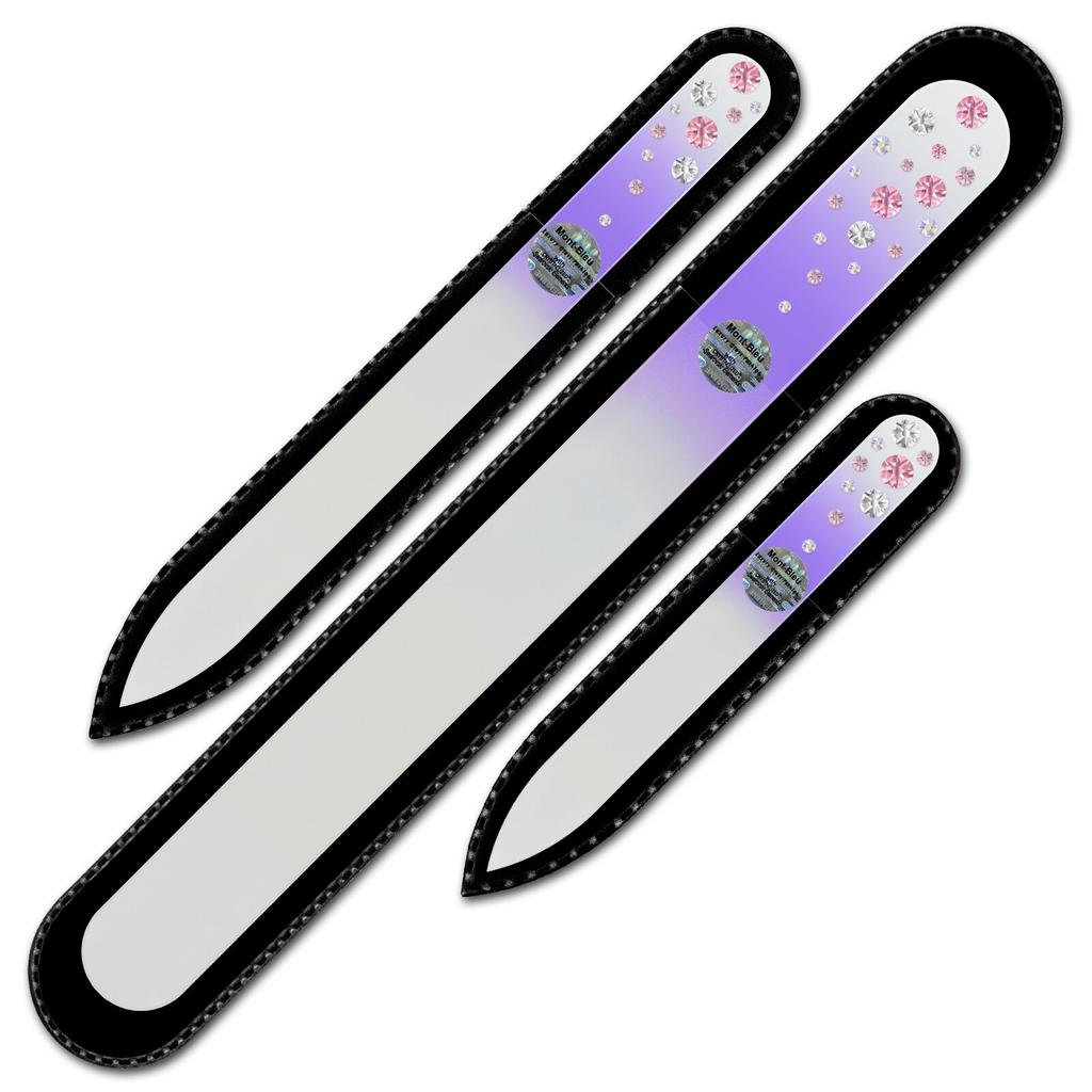 Set of 3 Glass Nail Files WC-BMS