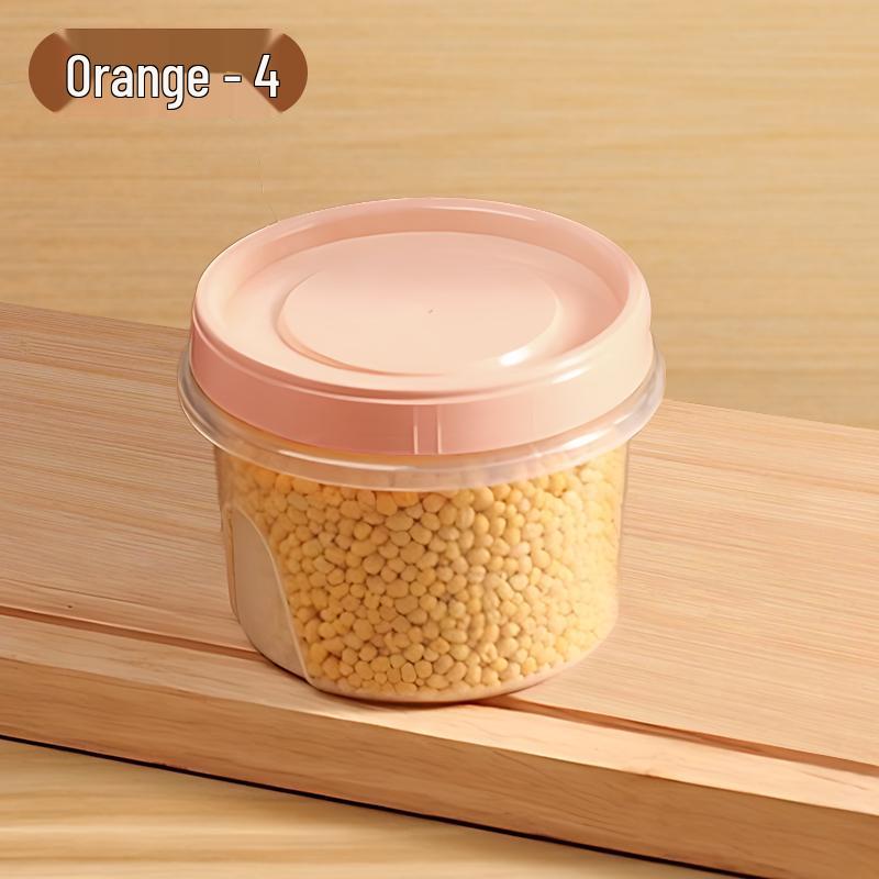 Microwave-Safe Airtight Bento Box: Small Round High-Temperature Resistant Fruit Storage Container with Lid for Refrigerators.