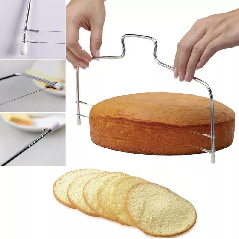 Cake Slicer Bread Cutter Wire Line Cutting Kitchen Decor Baking Leveller Tool
