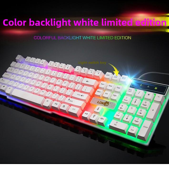 Redike R260 RGB Backlit USB Wired Gaming Keyboard