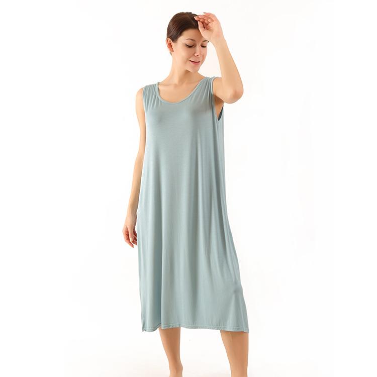 Large Size Nightgown for Women Sexy Nightdress Sleepwear Summer Long Home Dressing Gown Lounge Wear