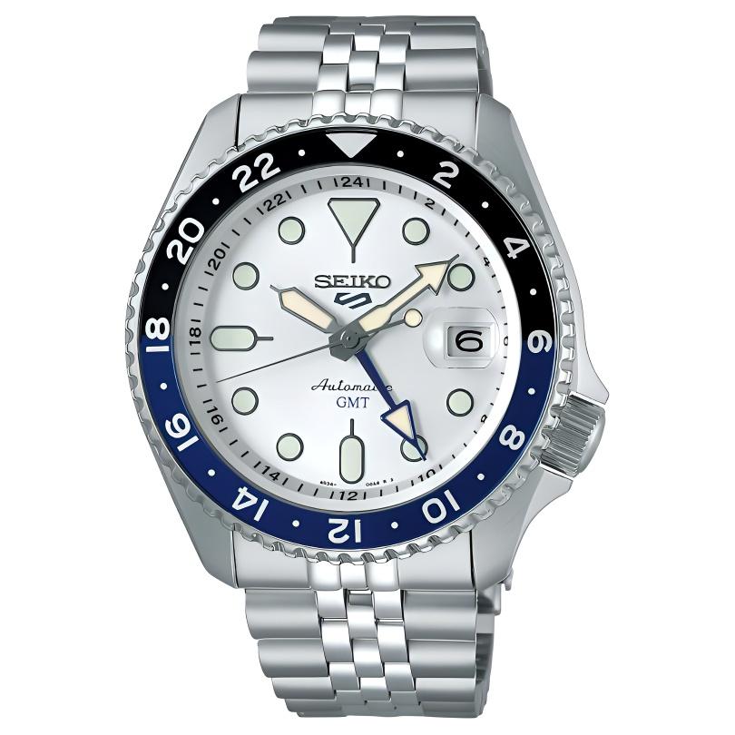 

SEIKO 5 Automatic Mechanical Movement Stainless Steel Strap Watch 42.5mm Men s Watches White Dial SSK033K1 White Dial