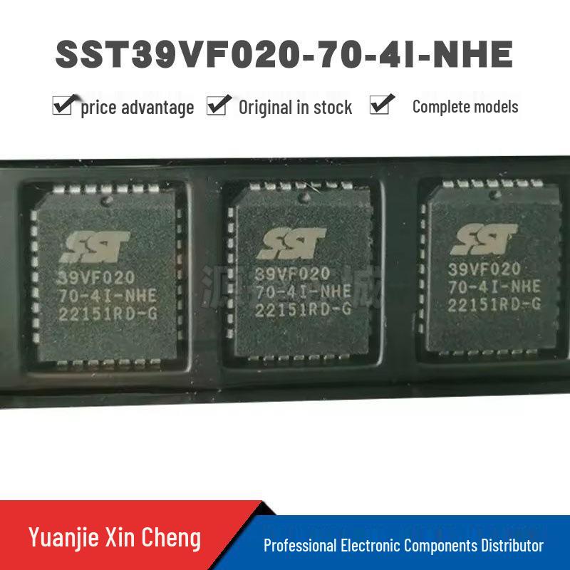 SST39VF020-70-4I-NHE PLCC32 NOR Flash Memory Chip, New Original