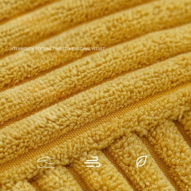 Corduroy Pillowcase Modern Minimalist Pillow Cover Living Room Sofa Cushion Cover Solid Color Waist Pillowcase Backrest Pillowcase