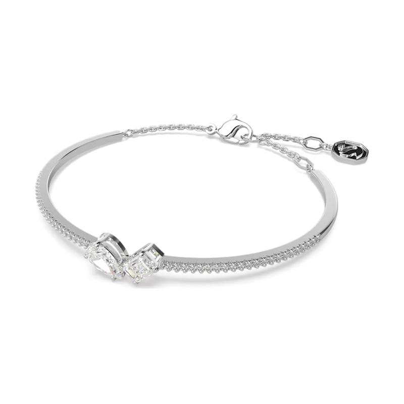 Swarovski Mesmera Mosaic Pattern Decorated Bracelet Women s Silver 5667253 серебряный