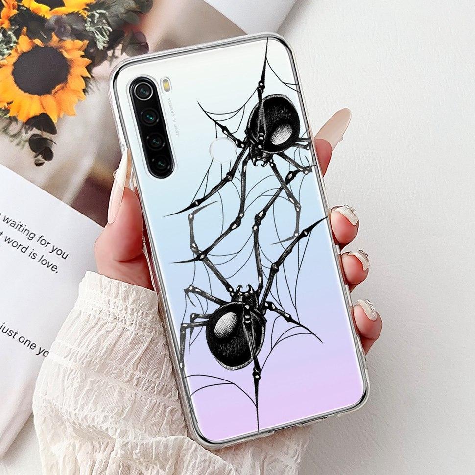 6,3" Silikonowe Etui Dla Xiaomi Redmi Note 8 Miękkie TPU Z Uroczy Wzorem Pokrowiec Etui Dla Redmi Note 8 Note8 Ochronna Obudowa Zderzak