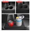 For Honda Pilot 2023-2025 Car 3rd Row Cup Holder Inserts Anti-Slip Shock-Absorbing Storage Box Tray Tidying TPE 2PCS