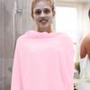 Large Microfiber Bath Towel Quick Dry Lightweight Microfiber Bath Wrap for Spa Beach Swimming Camping 70x140cm Light Pink
