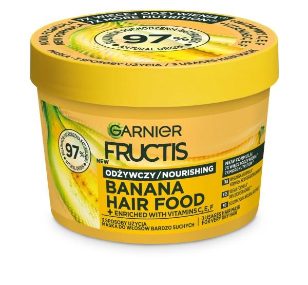 Fructis Hair Food Maska Odżywcza Do Włosów Suchych - Banana 400Ml
