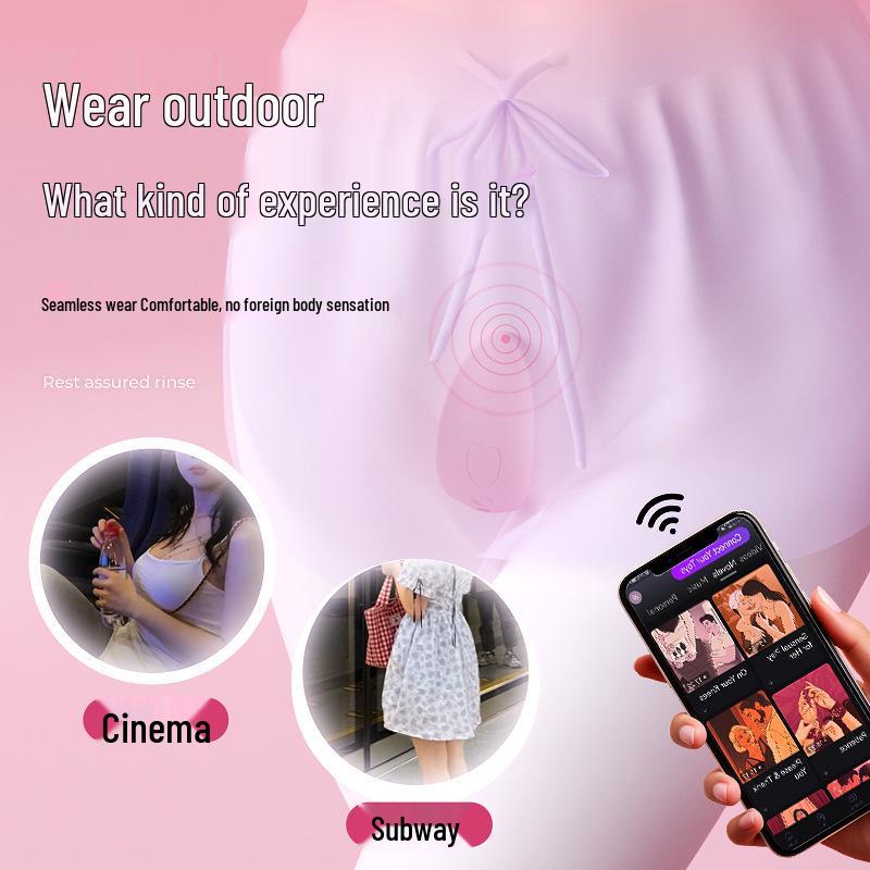 Vibrador Portátil Mariposa de Jade: Estimulador Telescópico Controlado por App de 10 Modos para Mujeres