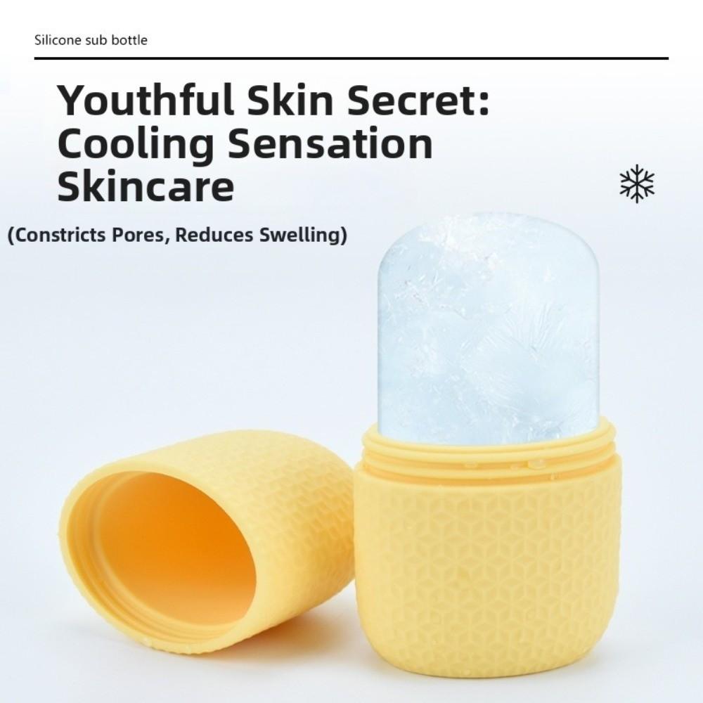 Cooling Ice Face Roller Silicone Facial Ice Roller Reusable Face Massage Roller  Beauty Treatment