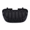 Matte Black Car Front Grill Replacement for MK2 1P1 2006-2009 with ABS material, cellular ventilation