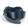 BALENCIAGA 655956 B Buckle Accessories belt Leather Black