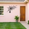 1pc Spider Metal Wall Art Halloween Mural Bedroom Decor Rustic Gift