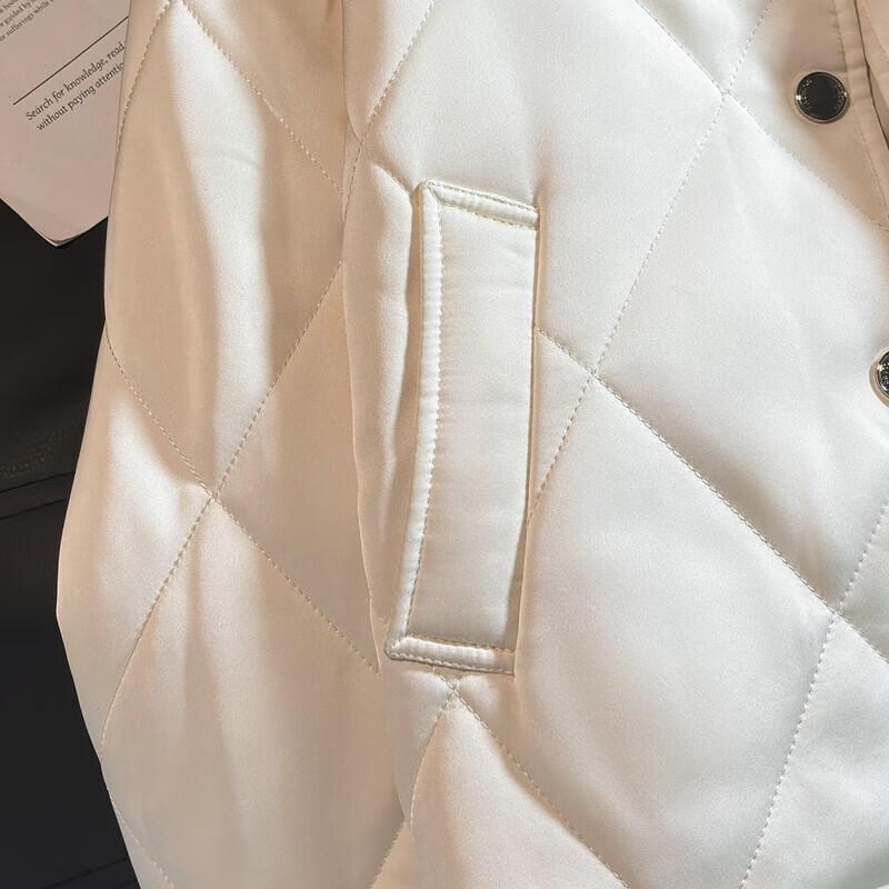 Veste en coton matelassé à revers chic pour femme