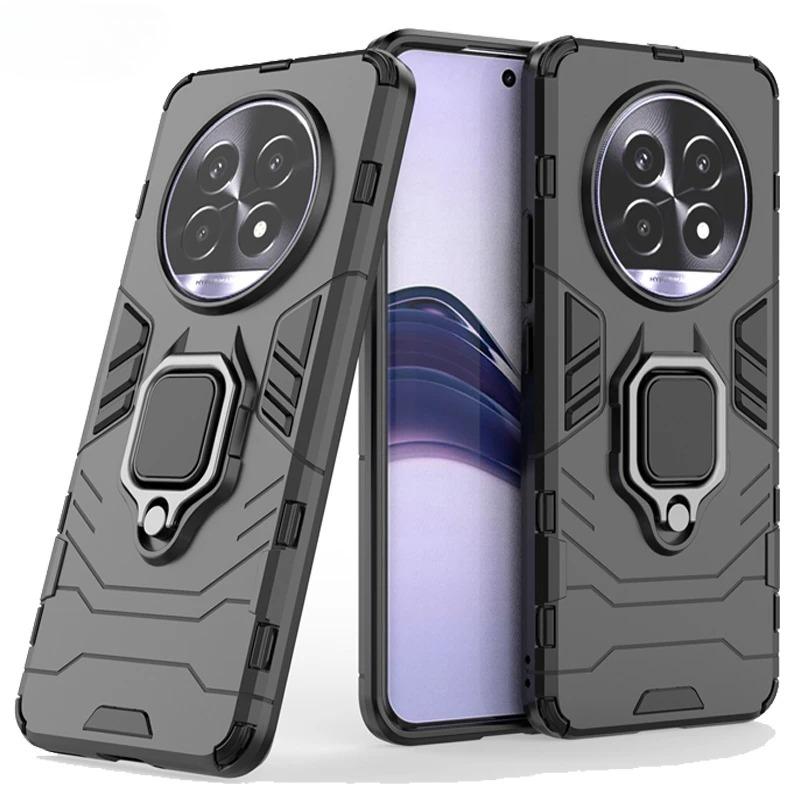 For Realme 13 Pro Plus Case Armor Magnetic Suction Stand Full Edge Back Cover For Realme 13 Pro Plus Case For Realme 13 Pro Plus