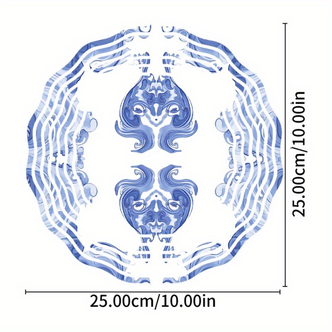 

Metal Wind Chime for Outdoor Garden Decor Hanging Wall Art No Electricity Needed Ideal Gift for Home and Courtyard 01A