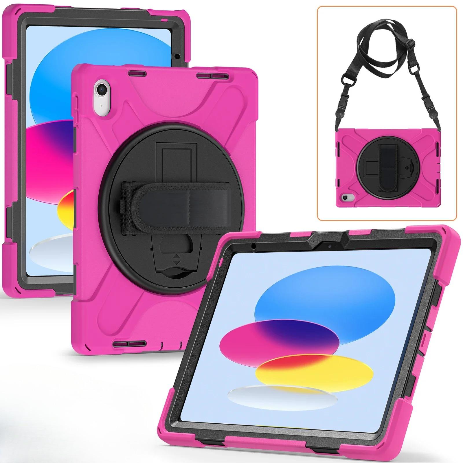 Coque antichoc pour iPad A16 11ème génération 10,9  iPad 10ème Génération A3354 A3355 A3356 A2757 A2777 A2696 Housse avec support rotatif à 360° iPad 2025 A16-11th