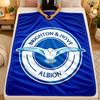 Flannel BlanketBrighton Hove Albion Warm Soft Throw Blanket for Indoor Sofa Bed Living Room Use