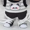 Ruokey Doll Clothes 15cm/17cm Cute Costume Outfit for Plush Toys Accessories Pink Canvas Shoes