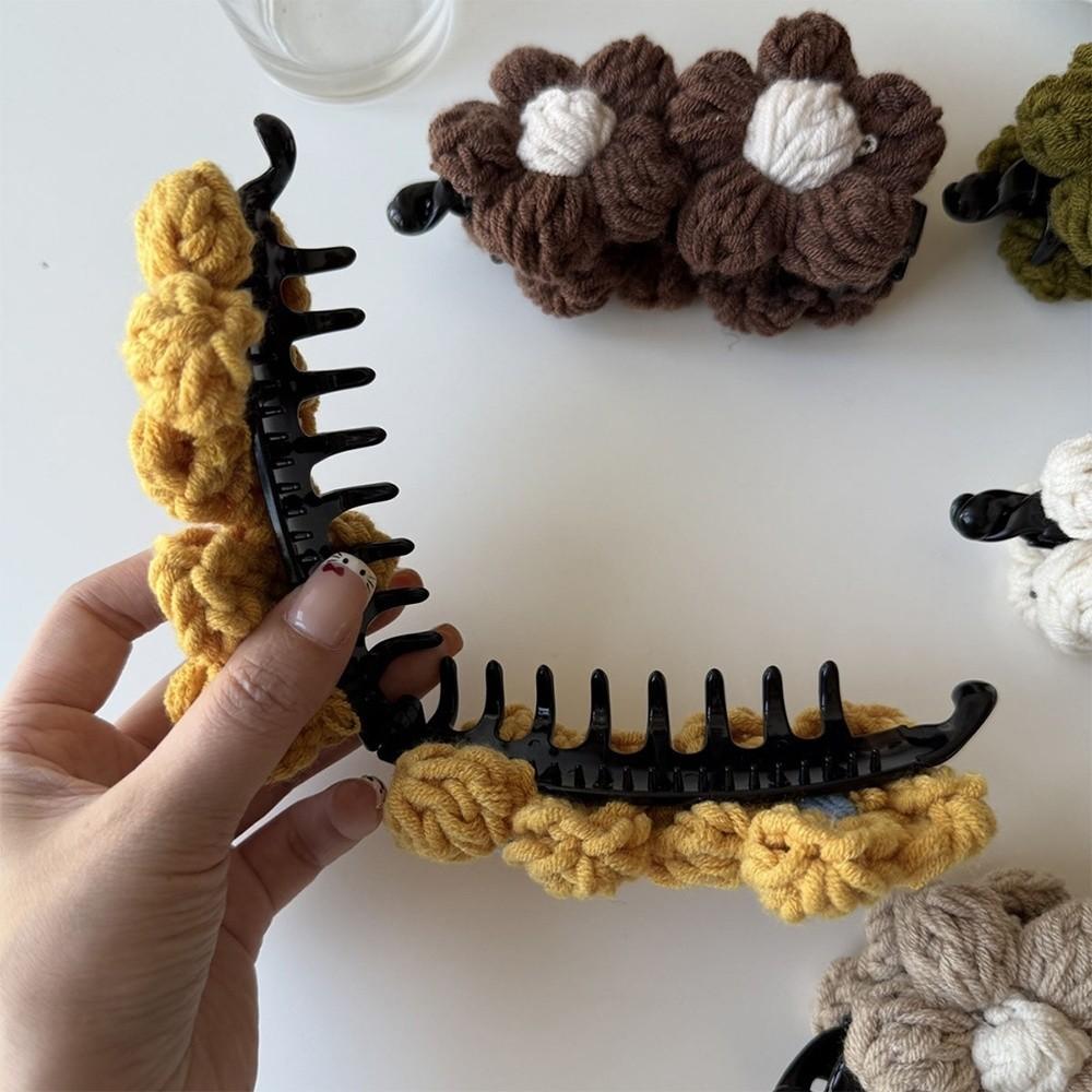 Vintage Hair Clips Flower Duckbill Hair Clip New Claw Clip