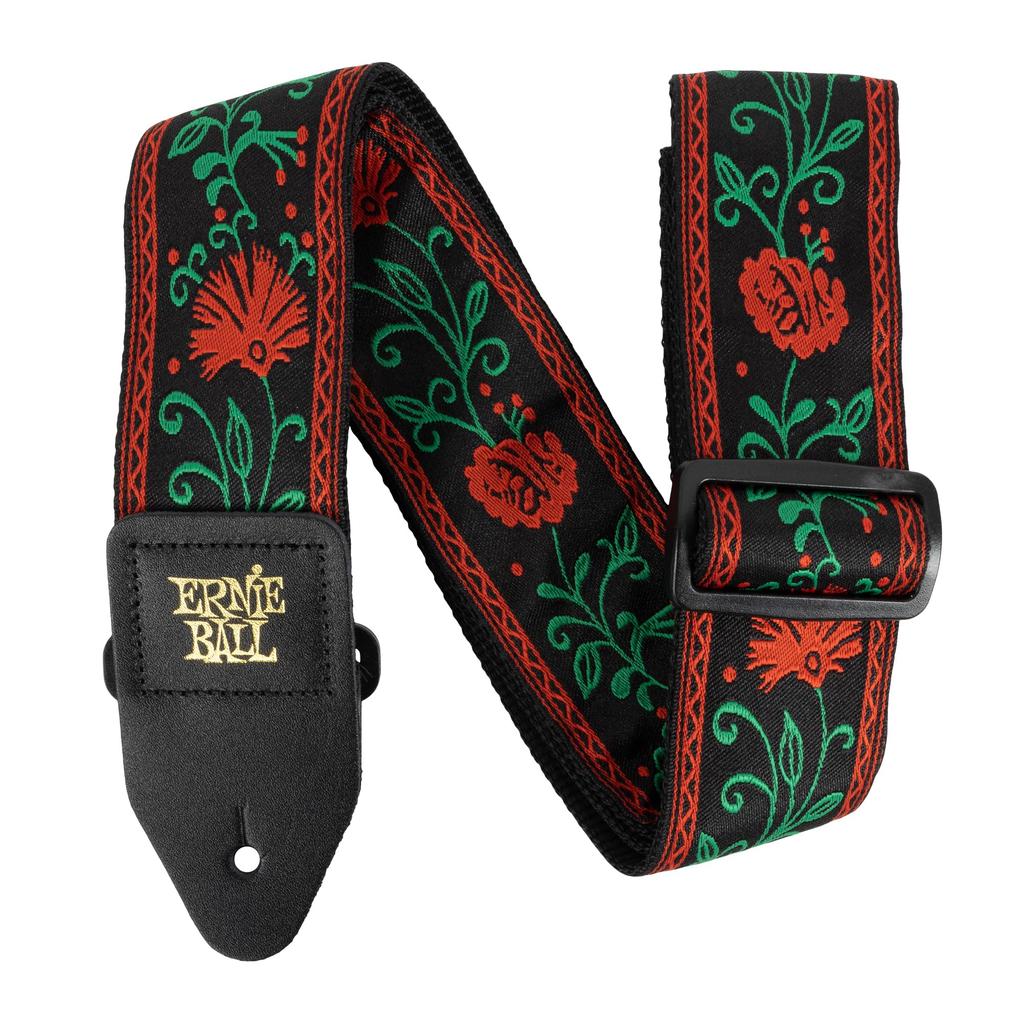 ERNIE BALL 5361 WESTERN ROSE Jacquard Strap Guitar Strap