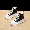 Sneakers Alte da Donna Stivali in Rete Stivali in Rete Cava da Donna Stivaletti Estivi Altezza Suola Spessa 8 cm Scarpe da Donna con Rialzo