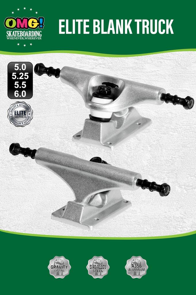 Skateboard Trucks Set of Mid Type OMG! 5.0, 2,