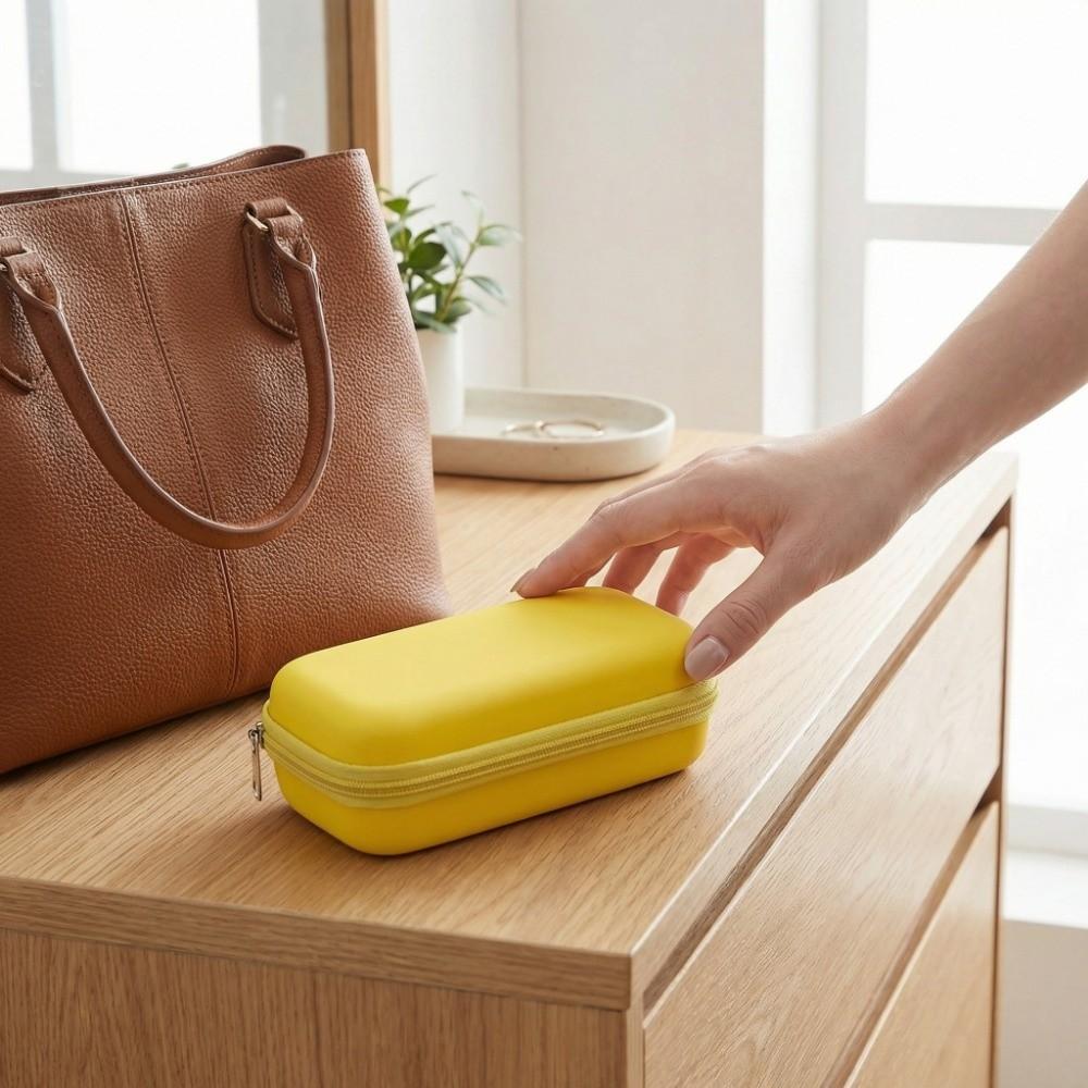 Large Capacity EVA Glasses Case 2 IN 1 Eyeglass Storage Box Anti-splash Protectionn