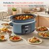 Silicone Slow Cooker Liners Compatible with Ninja Possible Cooker Pro 8.5 Quart