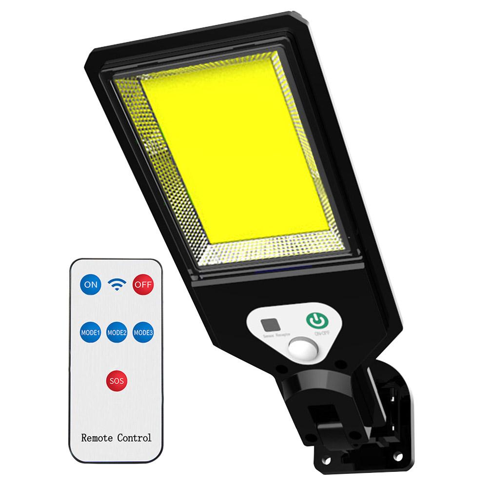 Motion Sensor Street Light with Remote Control Outdoor Motion Sensor Solar Garden Light IP65 Waterproof for Garden Patio Porch