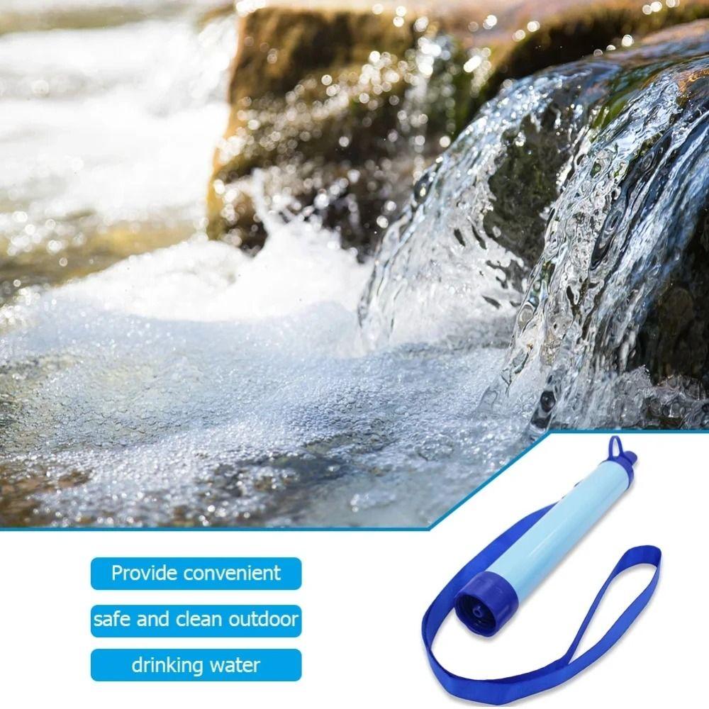 Mini Mini Water Filter Straw Purifier Drinking Water Filtering Straw  Hiking