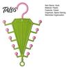 Talos V Shaped Double-Sided Closet Organizer, with 360° Rotating, Space Saving Multi-Layer Vertical Hanger, for Hats Bags Ties Scarves