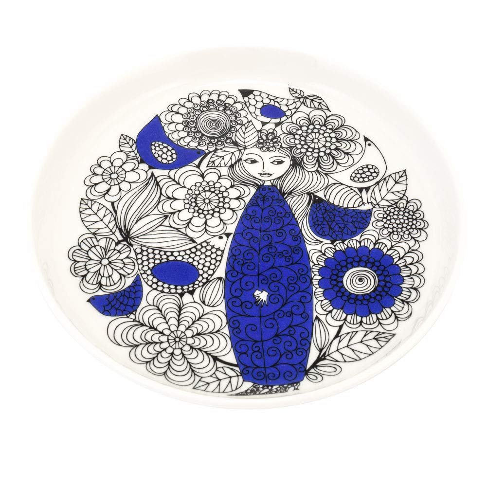 Arabia Pastoraali Plate, 19cm, Porcelain, 1026261 / 6411801005264, Nordic Style, Stylish Flat Plate, Perfect for New Homes [Parallel Import]