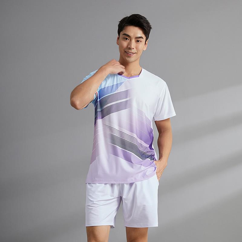 Badminton Tennis Sport Shirts Quick Dry Breathable Sweat Absorbing Training Competition Team Wear