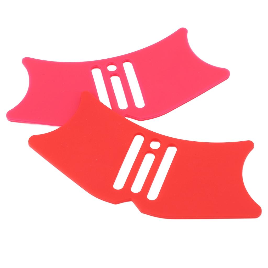 2pcs 4 In 1 Nose Contour Stencil Shadow Tool Reusable Silicone Shadow Template Highlighter Template