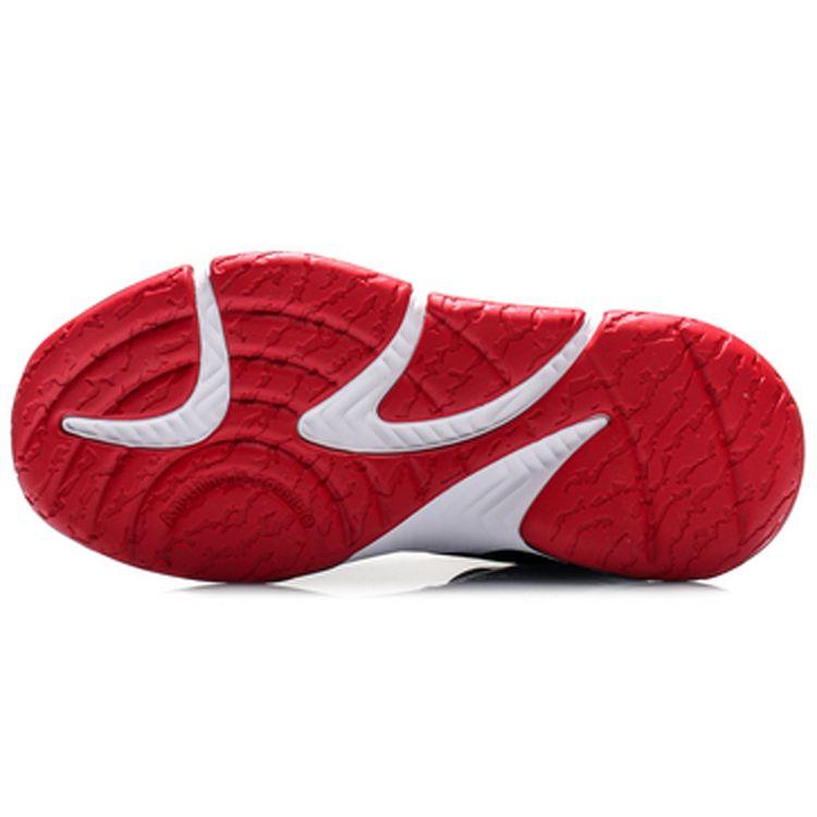 LiNing High-Top Basketball Shoes Kids Sneakers Black Red White YKBQ008-1