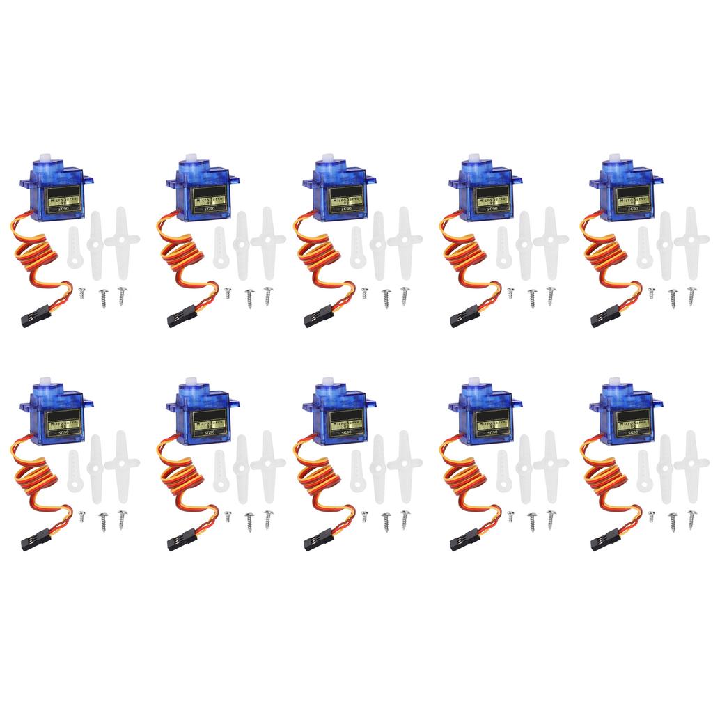 10Pcs Servo Motor Fixed Wing Airplane Model Remote Control DIY Server Driver Module SG90