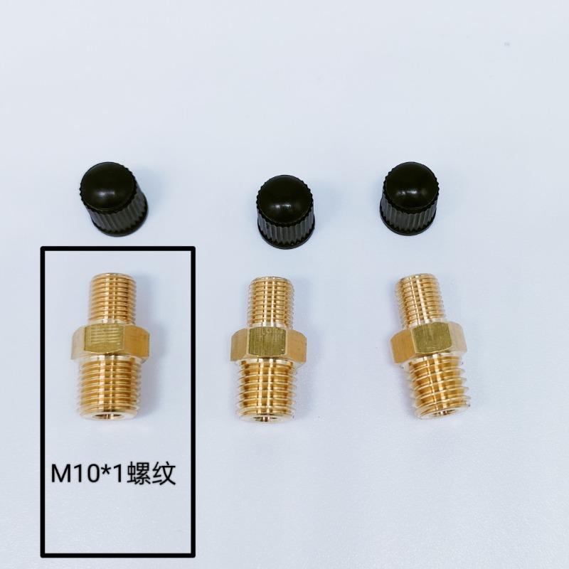 1/4 NPT 1/8 NPT M10*1 Automobile Tire Valve Core Motorcycle Tubeless Tire Screw Valve Tire Pressure Monitoring Tire Copper Valve