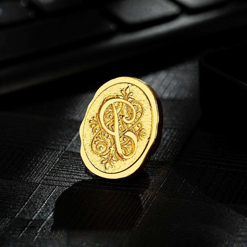 Retro Sealing Wax Stamp Head 26 Letter A-Z Alphabet Seals Stamp Set Tools Post Decor Antique Alloy Seal Head Wedding Craft Gift