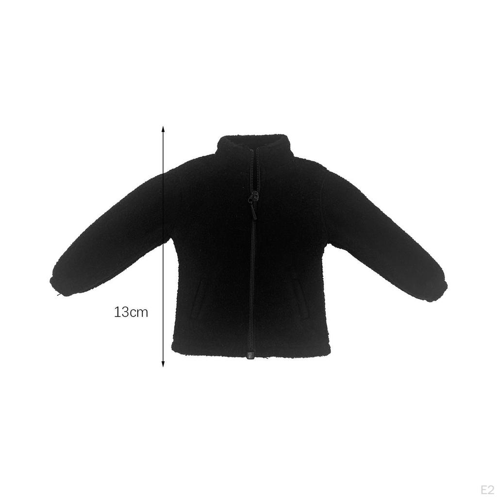 1/12 Male Coat Figure Costume Dolls Dress up Accessory Fashion Jacket Miniature Soldier