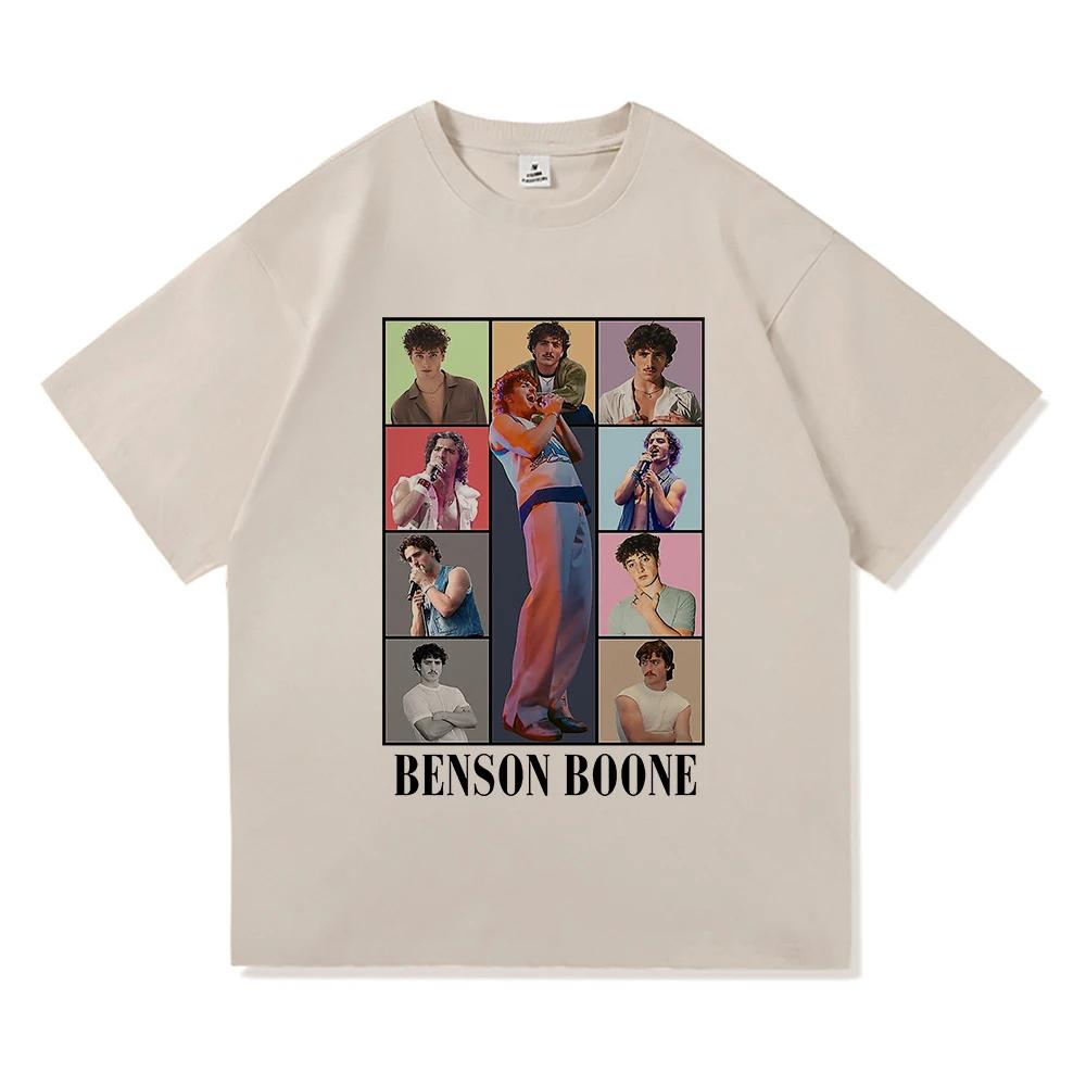 Benson Boone ONE HIT WONDER Camiseta Misma Ropa Hombre/mujer Ropa Vintage Harajuku Camisetas de Alta Calidad para Amante